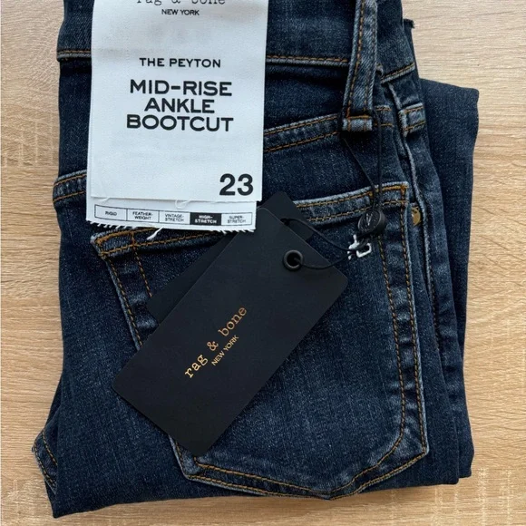Rag & Bone Flexi Peyton Ankle Bootcut Jean NWT Size 23 - Picture 6 of 6